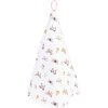 Clayre & Eef BPD48 Asciugamano da cucina Ø 80 cm Beige - Rosa Asciugamano da tè rotondo