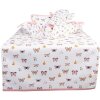 Clayre & Eef BPD64 Runner da tavola 50x140 cm Beige - Rosa