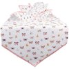Clayre & Eef BPD65 Runner da tavola 50x160 cm Beige - Rosa