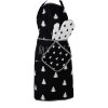 Clayre & Eef BWX41Z Grembiule 70x85 cm Nero - Bianco