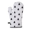 Guanto da forno Clayre & Eef BWX44 18x30 cm Nero - Bianco