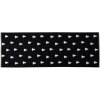 Clayre & Eef BWX64 Runner da tavola 50x140 cm Nero - Bianco Rettangolo