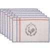 Clayre & Eef DFR40 Tovaglietta (6 pezzi) 48x33 cm Beige