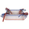Clayre & Eef DFR47 Cestino per pane 35x35x8 cm Beige Quadrato