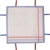 Clayre & Eef DFR47 Cestino per pane 35x35x8 cm Beige Quadrato