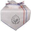 Clayre & Eef DFR47 Cestino per pane 35x35x8 cm Beige Quadrato