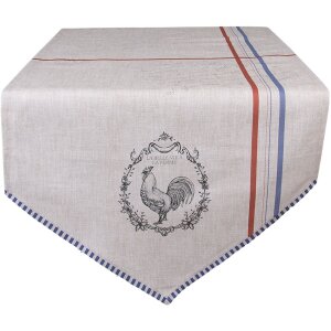 Clayre & Eef DFR65 Runner da tavola 50x160 cm Cotone...