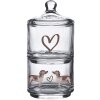 Clayre & Eef DHLGL0002 Barattolo con coperchio Ø 10x21 cm Rotondo