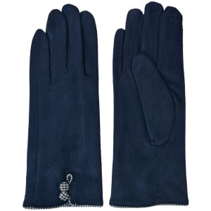Clayre & Eef JZGL0036BL Guanti 8x24 cm Blu Blu