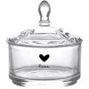 Clayre & Eef LBSGL0004 Vaso con coperchio Ø 9x9 cm Rotondo