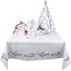 Clayre & Eef SSF45 Portapentole 20x20 cm Bianco - Blu Quadrato