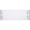 Runner da tavola Clayre & Eef SSF64 50x140 cm Bianco - Blu Rettangolo