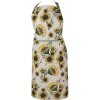 Grembiule da cucina Clayre & Eef SUS41 70x85 cm Beige - Giallo