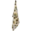 Clayre & Eef SUS42-1 Asciugamano da cucina 50x70 cm Beige - Giallo Asciugamano da tè