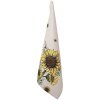 Clayre & Eef SUS42-2 Asciugamano da cucina 50x70 cm Beige - Giallo Asciugamano da tè