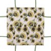 Clayre & Eef SUS47 Cestino per pane 35x35x8 cm Beige - Giallo