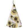 Asciugamano da cucina Clayre & Eef SUS48 Ø 80 cm Beige - Giallo Rotondo