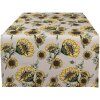 Clayre & Eef SUS64 Runner da tavola 50x140 cm Beige - Giallo