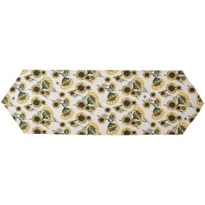 Clayre & Eef SUS65 Runner da tavola 50x160 cm Beige -...