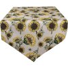 Clayre & Eef SUS65 Runner da tavola 50x160 cm Beige - Giallo
