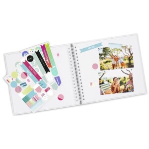 Hama Set creativo Crea il tuo album a spirale Accessori Foto Idea regalo fai da te