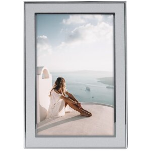 Hama Portafoto in alluminio Santorini 15x20 cm argento opaco