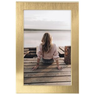 Hama Portafoto in alluminio Riva 10x15 cm oro