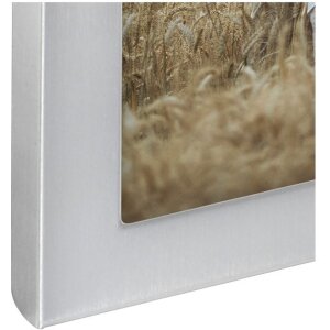 Hama Cornice doppia in alluminio Calais argento 3 foto 10x15 cm