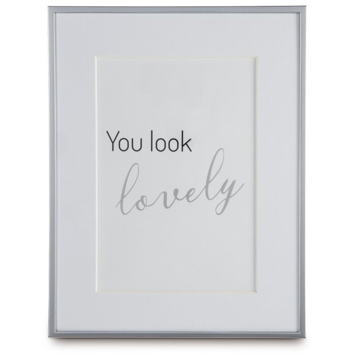 Portafoto in alluminio Hama Sassy argento lucido 10x15 cm