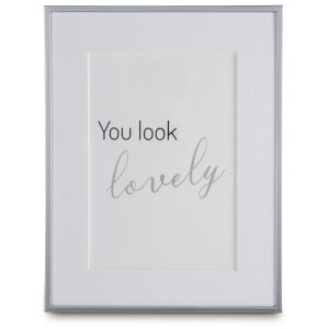 Portafoto in alluminio Hama Sassy argento lucido 10x15 cm