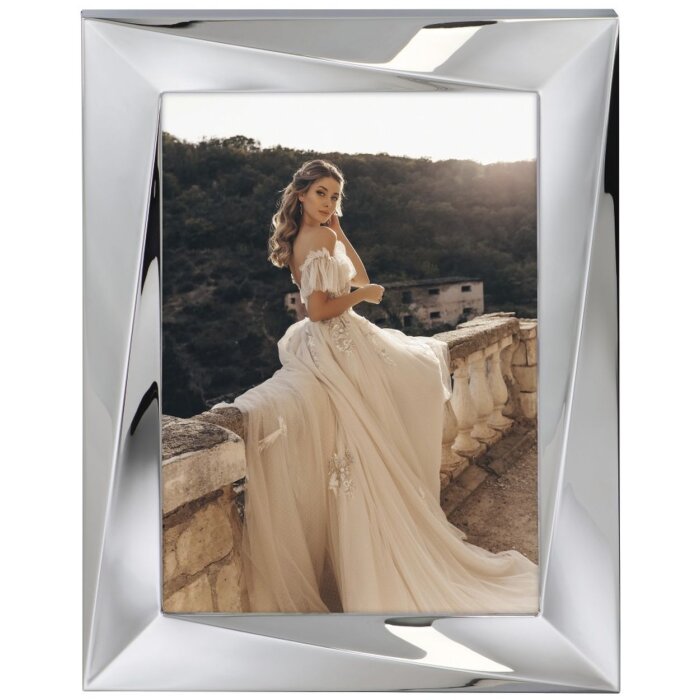 Portafoto Hama in alluminio Joy 13x18 cm argento lucido