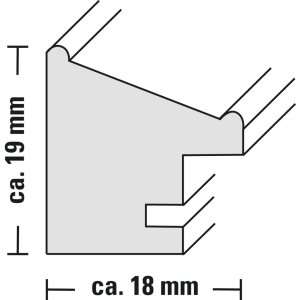 Telaio di legno Hama Rise 20x30 cm bianco