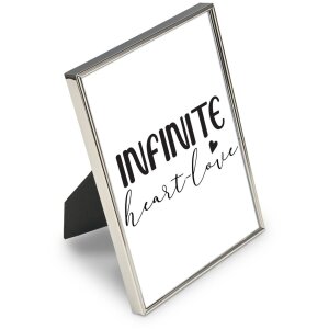 Hama Portafoto in metallo Infinity 10x15 cm argento lucido