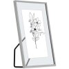 Hama Portafoto in metallo Fiori 10x15 cm argento lucido