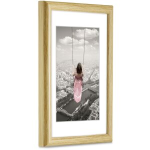 Altalena con telaio in plastica Hama 50x70 cm naturale