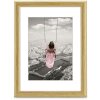 Altalena con telaio in plastica Hama 50x70 cm naturale