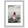 Altalena con telaio in plastica Hama 20x30 cm argento