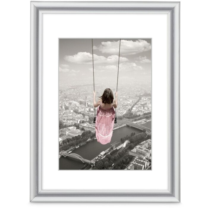 Altalena con telaio in plastica Hama 40x50 cm argento