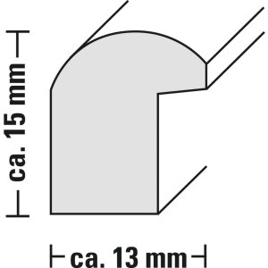 Altalena con telaio in plastica Hama 30x40 cm bianco