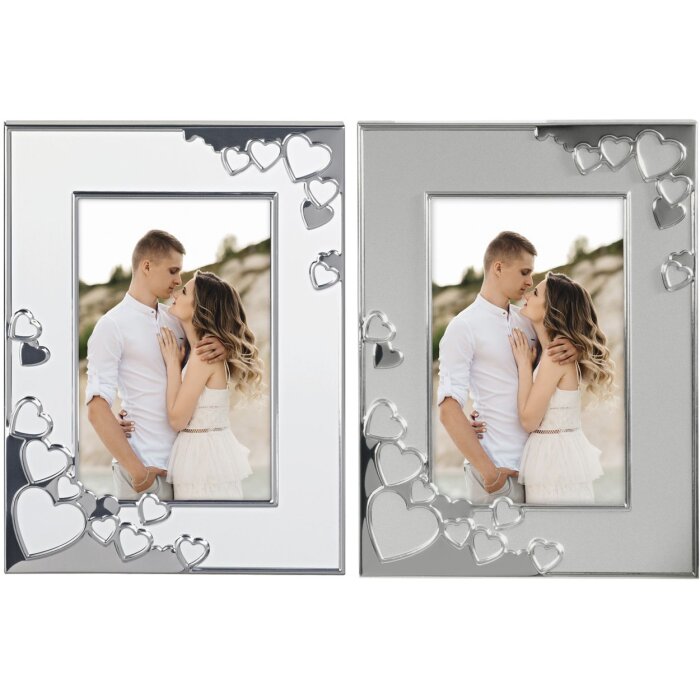 Portafoto in alluminio Hama Valentine 10x15 cm e 13x18 cm