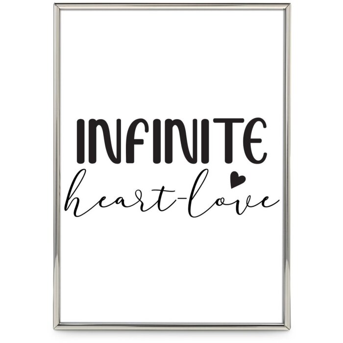 Portafoto in metallo Hama Infinity da 10x15 cm a 15x20 cm argento lucido
