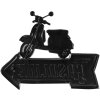 ZEP Decorazione murale in metallo Winfield 48x38x5 cm