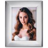 Cornice per ritratto in metallo ZEP S34 argento lucido 10x15 cm
