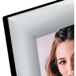 Cornice per ritratto in metallo ZEP S34 argento lucido 15x20 cm