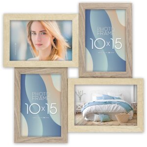 ZEP Gallery Frame Oberg marrone 4 foto 10x15 cm (32x32 cm)
