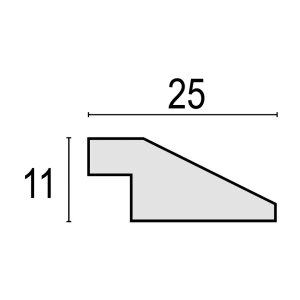 Cornice ZEP Aquila 20x25 cm marrone