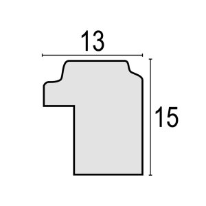 Cornice ZEP Bensen bianca 20x30 cm