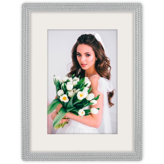 ZEP Cornice per ritratto in metallo Bach argento 15x20 cm (10x15 cm)