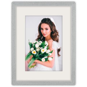 ZEP Cornice per ritratto in metallo Bach argento 15x20 cm...