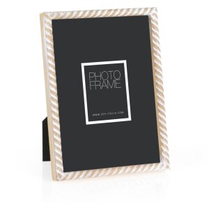ZEP Portafoto in legno Lisse 15x20 cm motivo scanalatura marrone